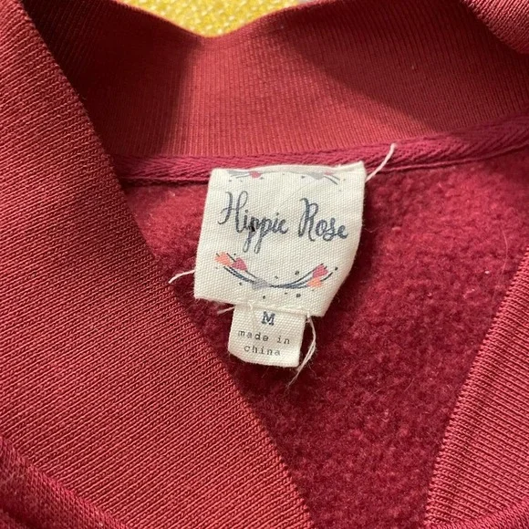 Hippie Rose “Keep on Groovin” Bomber Jacket - Picture 4 of 5